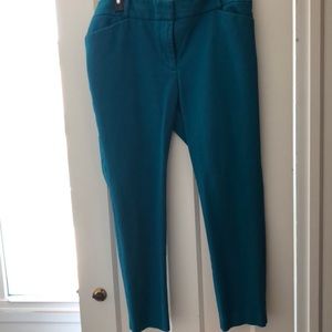 Blue ankle pants